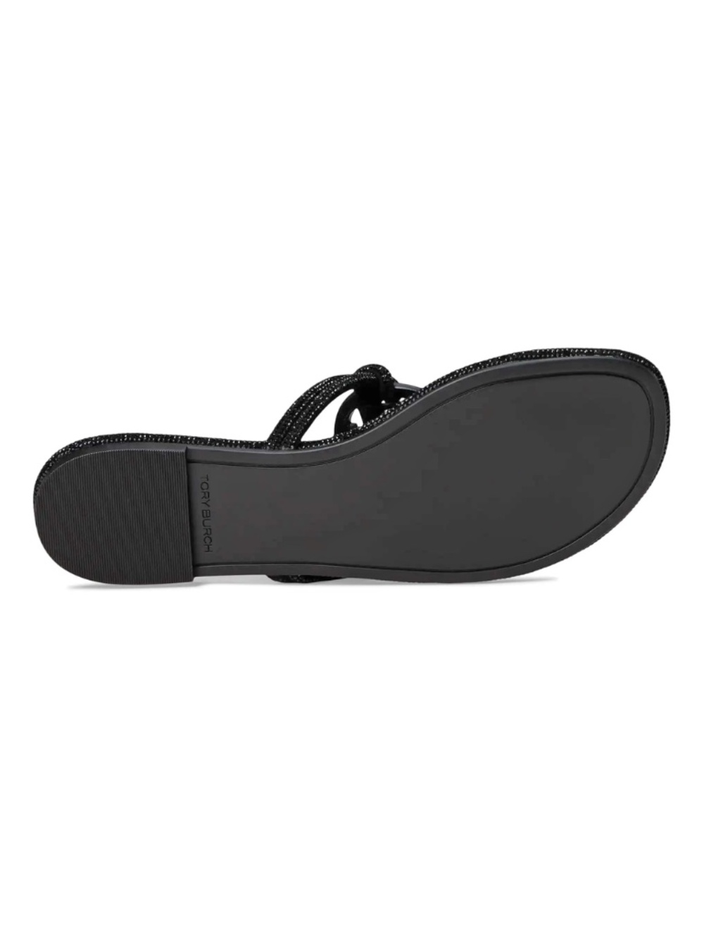 Tory Burch Women's Miller Pavé Knotted Sandal - Black - Picture 5 of 7